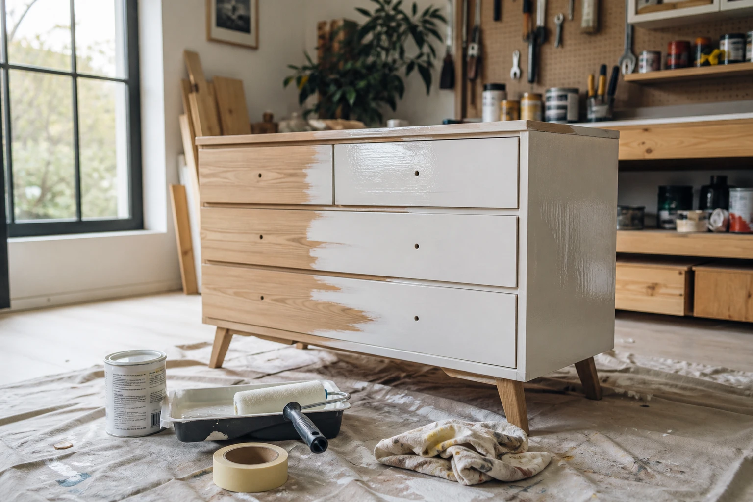 Peindre un meuble en blanc laqué : le guide complet
