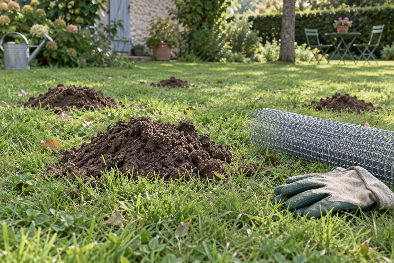 Comment se débarrasser des taupes sans abîmer son jardin